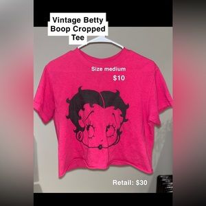 Vintage Betty Boop baby tee